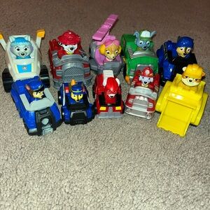 Paw Patrol Adventure Vehicle Set - Blue, Red, Yellow